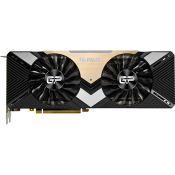 Видеокарта Palit PCI-E PA-RTX2080Ti DUAL 11G nVidia GeForce RTX 2080Ti 11264Mb 352bit GDDR6 1350/14000/HDMIx1/DPx3/Type-Cx1/HDCP Ret