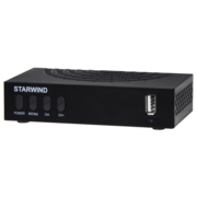 Ресивер DVB-T2 Starwind CT-120 черный