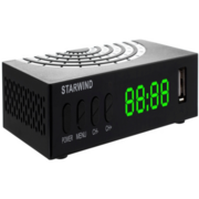 Ресивер DVB-T2 Starwind CT-220 черный