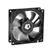 Вентилятор для корпуса ID-COOLING NO-8025-SD (80mm, 2000rpm, 25.5 CFM, 21.0 дБ, 3-pin, black/grey) (NO-8025-SD)