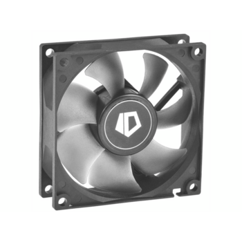 Вентилятор для корпуса ID-COOLING NO-8025-SD (80mm, 2000rpm, 25.5 CFM, 21.0 дБ, 3-pin, black/grey) (NO-8025-SD)