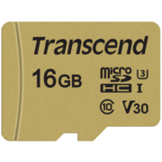 Карта памяти Transcend 16GB microSDXC Class 10 UHS-I U3 V30 R95, W60MB/s with adapter