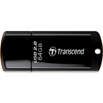 Флеш-накопитель Флеш-накопитель/ Transcend 64GB JetFlash 350 (Black) USB 2.0