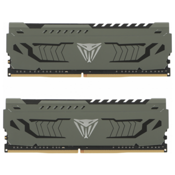 Модуль памяти PATRIOT Viper Steel Gaming DDR4 Общий объём памяти 16Гб Module capacity 8Гб Количество 2 3000 МГц Множитель частоты шины 16 1.35 В PVS416G300C6K