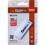 Флеш Диск Dato 64Gb DB8001 DB8001W-64G USB2.0 белый