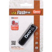 Флеш Диск Dato 8Gb DS2001 DS2001-08G USB2.0 черный