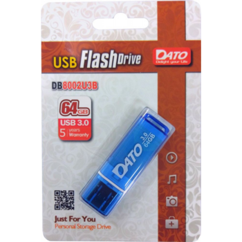 Флеш Диск Dato 64Gb DB8002U3 DB8002U3B-64G USB3.0 синий