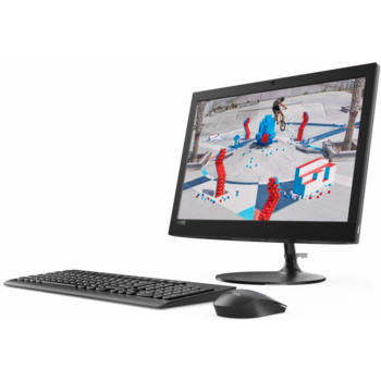 Моноблок Lenovo IdeaCentre 330-20AST 19.5" WXGA+ A4 9125 (2.3)/4Gb/1Tb 5.4k/R3/DVDRW/CR/noOS/GbitEth/WiFi/BT/45W/клавиатура/мышь/Cam/черный 1440x900