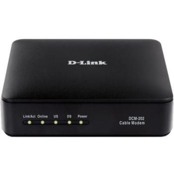 D-Link DCM-202/RU Кабельный модем с поддержкой DOCSIS/EuroDOCSIS 2.0, USB-портом, портом 10/100BASE-TX и разъемом CaTV