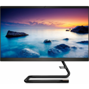 Моноблок Lenovo IdeaCentre A340-22IWL 21.5" Full HD Cel 4205U (1.8)/4Gb/1Tb 5.4k/UHDG 610/DVDRW/CR/Free DOS/GbitEth/WiFi/BT/65W/клавиатура/мышь/Cam/черный 1920x1080