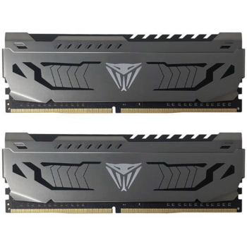 Модуль памяти PATRIOT Viper Steel Gaming DDR4 Общий объём памяти 32Гб Module capacity 16Гб Количество 2 3000 МГц Множитель частоты шины 16 1.35 В серый PVS432G300C6K