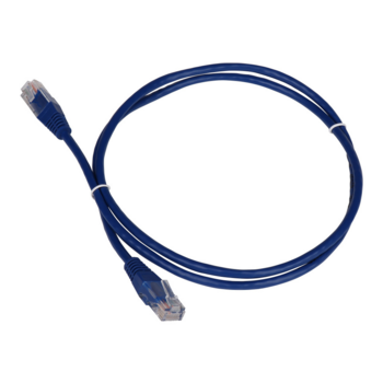 Патч-корд Lanmaster TWT-45-45-0.3-BL UTP вилка RJ-45-вилка RJ-45 кат.5е 0.3м синий ПВХ (уп.:1шт)