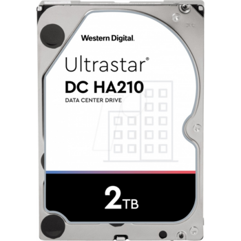 Жесткий диск Western Digital Ultrastar DC HA210 HDD 3.5" SATA 2Тb, 7200rpm, 128MB buffer, 512n (HUS722T2TALA604 HGST), 1 year