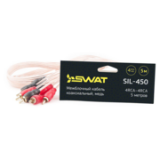 Акустический кабель Swat SIL-450 прозрачный 5м