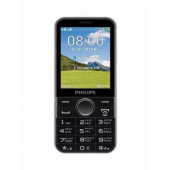 Мобильный телефон Philips E580 Xenium 64Mb темно-серый моноблок 2Sim 2.8" 240x320 2Mpix BT GSM900/1800 GSM1900 MP3 FM microSD max32Gb