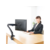 Кронштейн для мониторов Kromax OFFICE-8 черный (настольный для мон. 15"-34", max 2-8 кг, 6 ст св., нак. ±80°, пов. 360°) (24040)