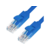 Greenconnect Патч-корд прямой 2.0m UTP кат.6, синий, позолоченные контакты, 24 AWG, литой, GCR-LNC601-2.0m, ethernet high speed, RJ45, T568B