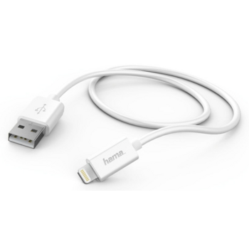 Кабель Hama 00178330 USB (m)-Lightning (m) 0.6м белый