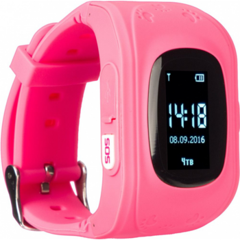 Смарт-часы Jet Kid Start 54мм 0.64" OLED черный (START PINK)