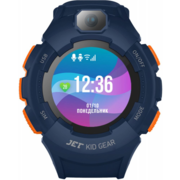 Смарт-часы Jet Kid Gear 50мм 1.44" TFT оранжевый (GEAR BLUE+ORANGE)