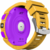 Смарт-часы Jet Kid Gear 50мм 1.44" TFT фиолетовый (GEAR YELLOW+PURPLE)