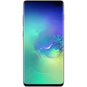 Смартфон Samsung SM-G975F Galaxy S10+ 128Gb 8Gb зеленый моноблок 3G 4G 2Sim 6.4" 1440x2960 Android 9 16Mpix WiFi NFC GPS GSM900/1800 GSM1900 Ptotect MP3 microSD max512Gb