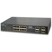 WGSW-20160HP управляемый коммутатор IPv6 Managed 16-Port 802.3at PoE Gigabit Ethernet Switch + 4-Port SFP (230W)