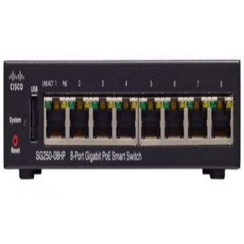 Сетевое оборудование Cisco SB SG250-08HP-K9-EU SG250-08HP-K9-EU Cisco SG250-08HP 8-Port Gigabit PoE Smart Switch