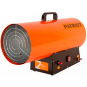 Калорифер газовый PATRIOT GS 50 [633445024] {Мощн. 50 кВт;Эл.двиг.: 70 Вт - 220 Вольт; Тип газа: пропан/; Расход: 2,9 кг/час; Вес: 7.5 кг; Редуктор и шланг в комплекте.}