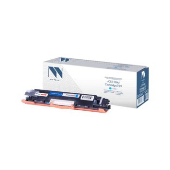 - -/ Тонер-картридж NVP NV-CE311A/NV-729 Cyan для HP Color LaserJet CP1025/ CP1025nw/ M275/ CP1025/ CP1025nw/ 100 M175a/ 100 M175nw/ LBP 7010 i-Sensys/ 7010C i-Sensys/ 7018 i-Sensys/ 7018C i-Sensys (1000k)