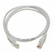 Кабель Патч-корд Lanmaster UTP TWT-45-45-1.5-GY вилка RJ-45-вилка RJ-45 кат.5е 1.5м серый ПВХ (уп.:1шт)