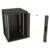 Шкаф коммутационный Hyperline (TWB-1566-GP-RAL9004) настенный 15U 600x600мм пер.дв.стекл 2 бок.пан. 60кг черный IP20 сталь