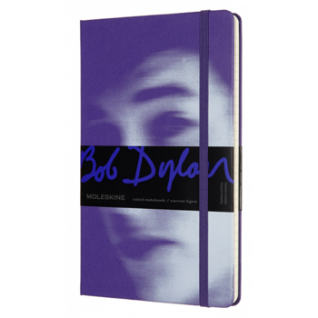 Блокнот Moleskine LIMITED EDITION BOB DYLON LEBDQP060B Large 130х210мм 240стр. линейка фиолетовый