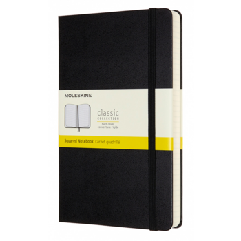 Блокнот Moleskine CLASSIC EXPENDED QP061EXP Large 130х210мм 400стр. клетка твердая обложка черный