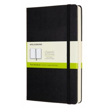 Блокнот Moleskine CLASSIC EXPENDED QP062EXP Large 130х210мм 400стр. нелинованный твердая обложка черный