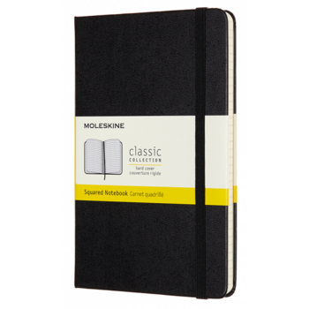 Блокнот Moleskine CLASSIC QP051 Medium 115x180мм 208стр. клетка твердая обложка черный