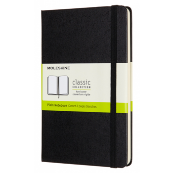 Блокнот Moleskine CLASSIC QP052 Medium 115x180мм 208стр. нелинованный твердая обложка черный