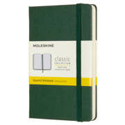 Блокнот Moleskine CLASSIC MM712K15 Pocket 90x140мм 192стр. клетка твердая обложка зеленый