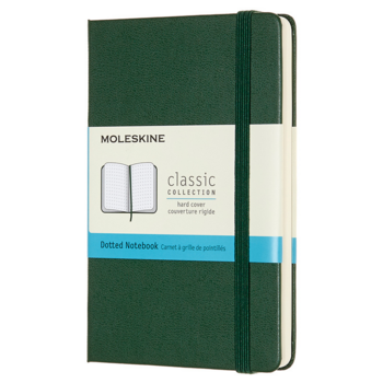 Блокнот Moleskine CLASSIC MM713K15 Pocket 90x140мм 192стр. пунктир твердая обложка зеленый