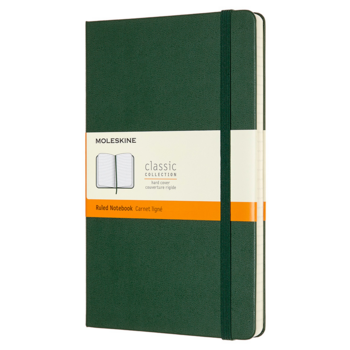 Блокнот Moleskine CLASSIC QP060K15 Large 130х210мм 240стр. линейка твердая обложка зеленый