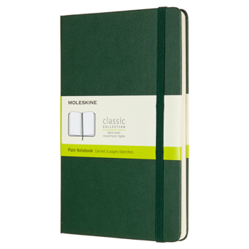 Блокнот Moleskine CLASSIC QP062K15 Large 130х210мм 240стр. нелинованный твердая обложка зеленый