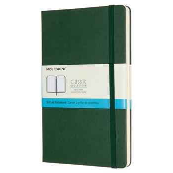 Блокнот Moleskine CLASSIC QP066K15 Large 130х210мм 240стр. пунктир твердая обложка зеленый