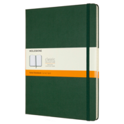 Блокнот Moleskine CLASSIC QP090K15 XLarge 190х250мм 192стр. линейка твердая обложка зеленый