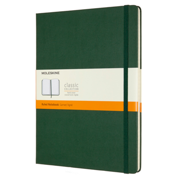 Блокнот Moleskine CLASSIC QP090K15 XLarge 190х250мм 192стр. линейка твердая обложка зеленый