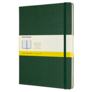 Блокнот Moleskine CLASSIC QP091K15 XLarge 190х250мм 192стр. клетка твердая обложка зеленый