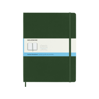 Блокнот Moleskine CLASSIC QP093K15 XLarge 190х250мм 192стр. пунктир твердая обложка зеленый