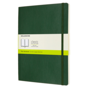 Блокнот Moleskine CLASSIC SOFT QP623K15 XLarge 190х250мм 192стр. нелинованный мягкая обложка зеленый