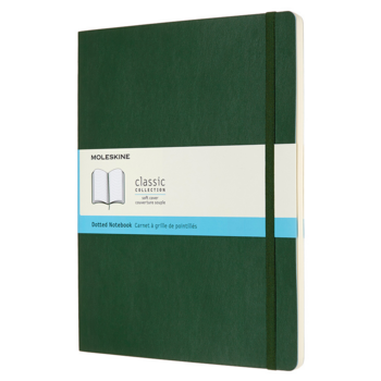 Блокнот Moleskine CLASSIC SOFT QP624K15 XLarge 190х250мм 192стр. пунктир мягкая обложка зеленый