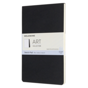 Блокнот для рисования Moleskine ART SOFT SKETCH PAD ARTSKPAD3 Large 130х210мм 48стр. мягкая обложка черный