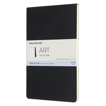 Блокнот для рисования Moleskine ART SOFT SKETCH PAD ARTSKPAD3 Large 130х210мм 48стр. мягкая обложка черный